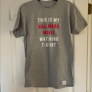 Hallmark Gray T-Shirt with Logo Print